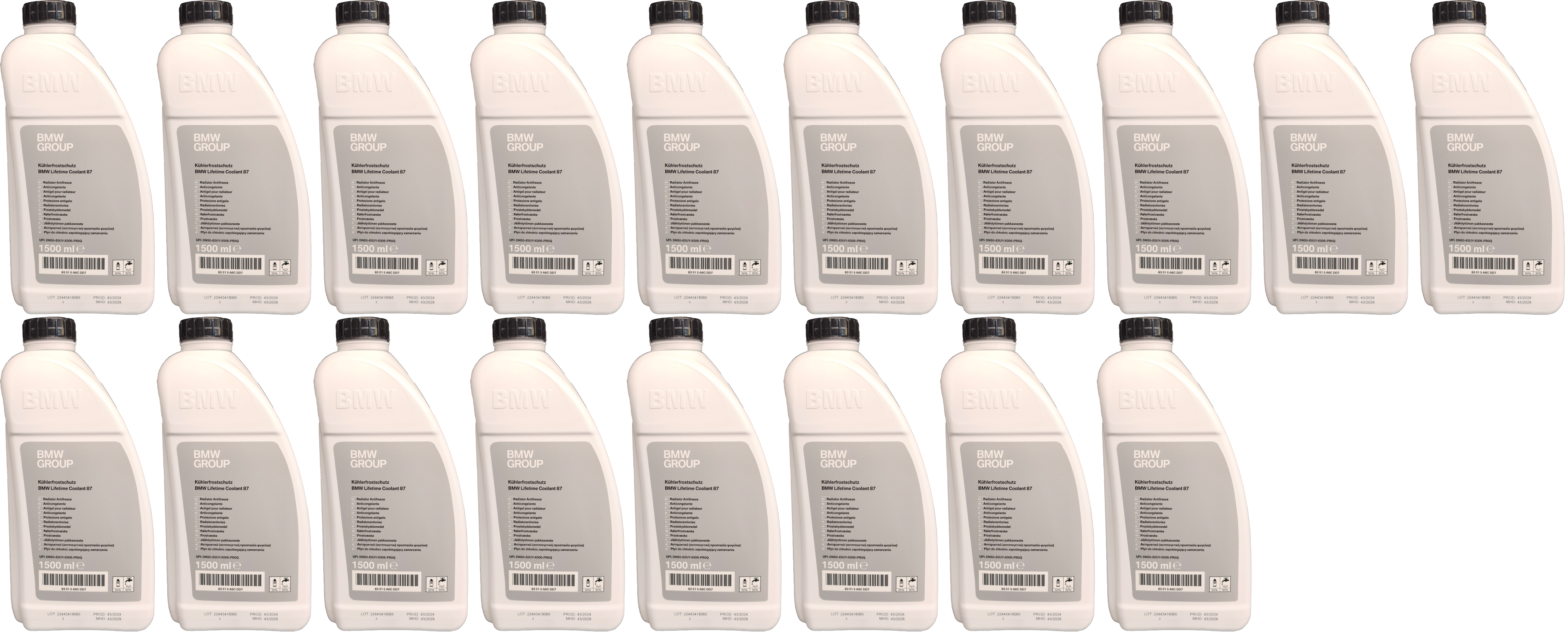 Original BMW Kühler-Gefrier-und Korrosionschutzmittel nitritfrei 18x1,5=27 Liter